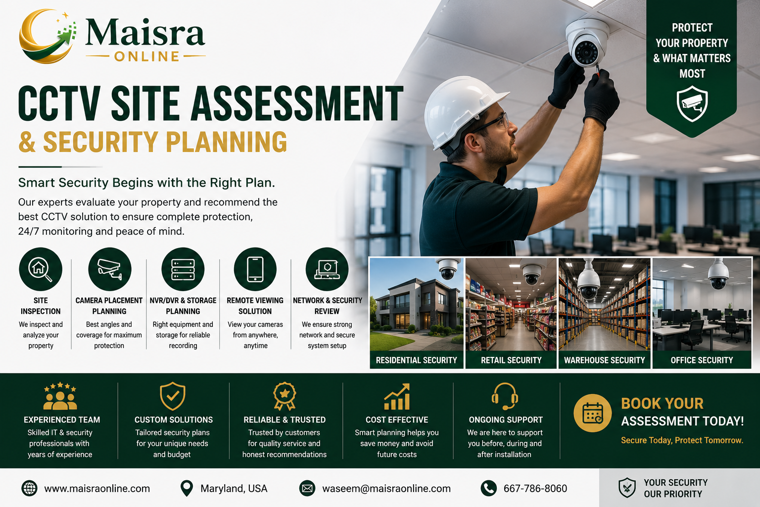 CCTV Site Assessment & Security Planning